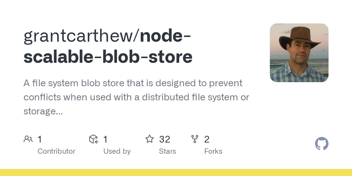 node scalable blob store
