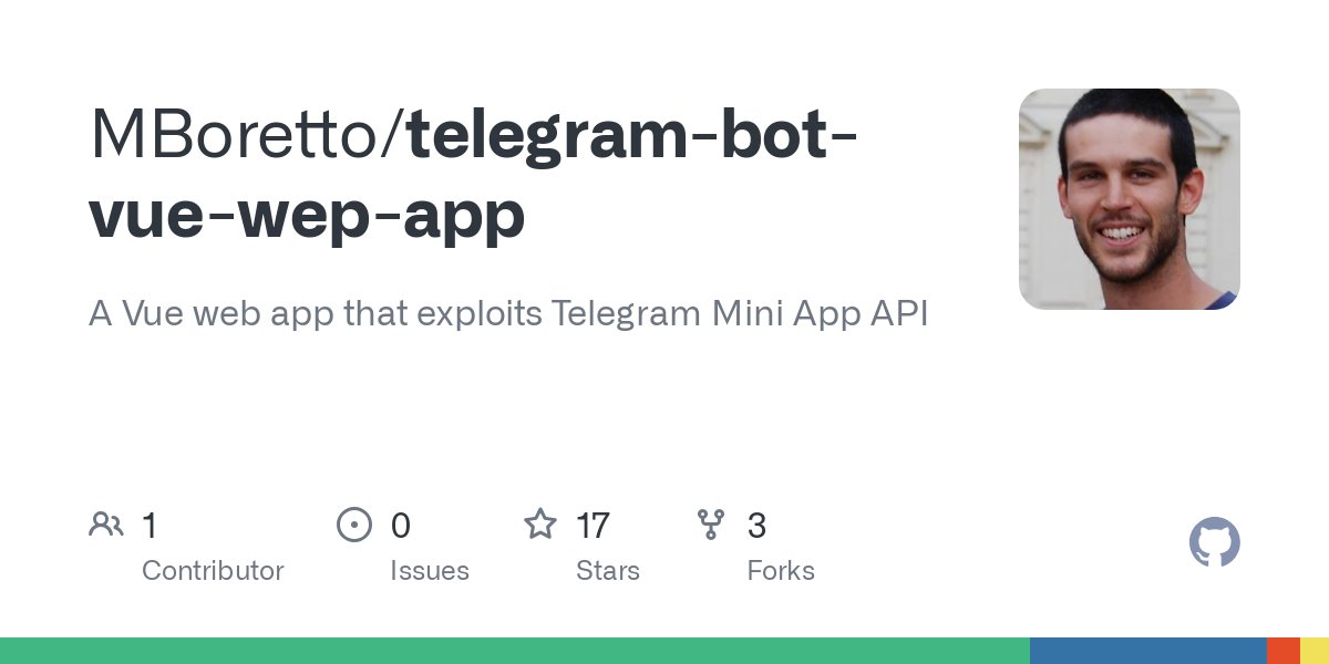 telegram bot vue wep app