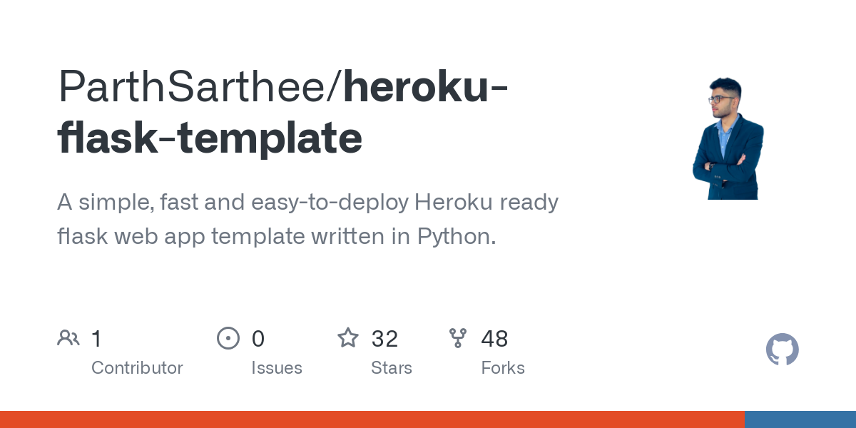 heroku flask template