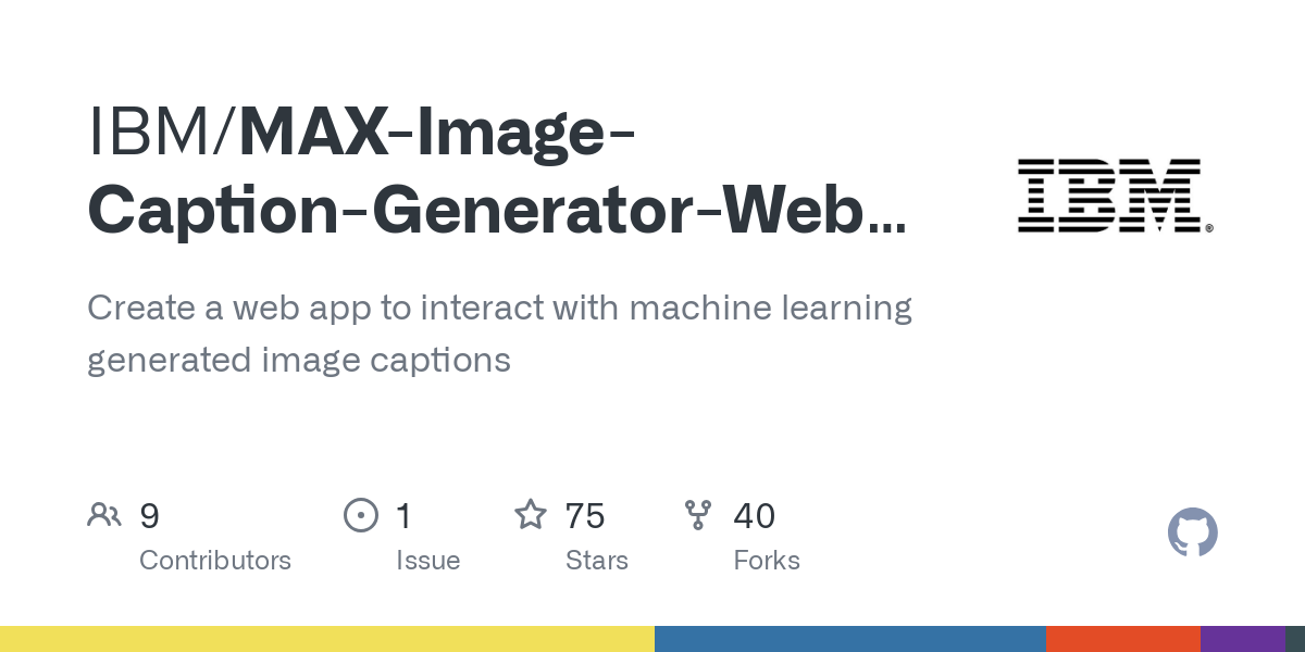 MAX Image Caption Generator Web App