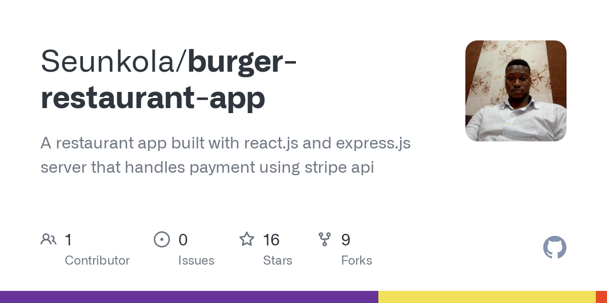 burger restaurant app