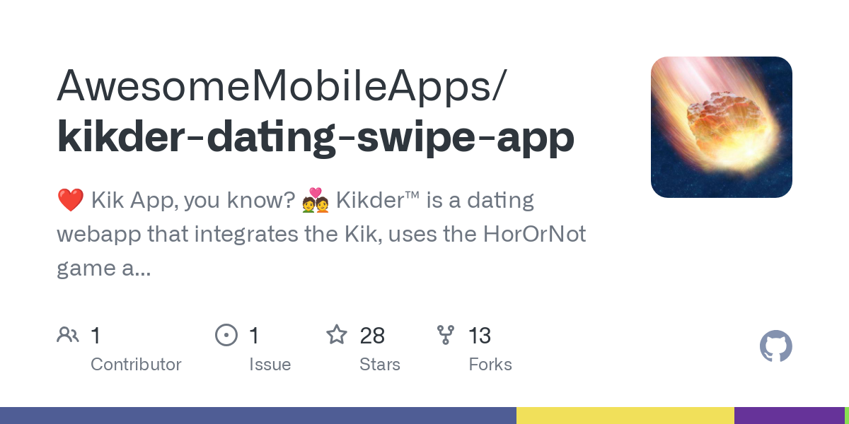 kikder dating swipe app