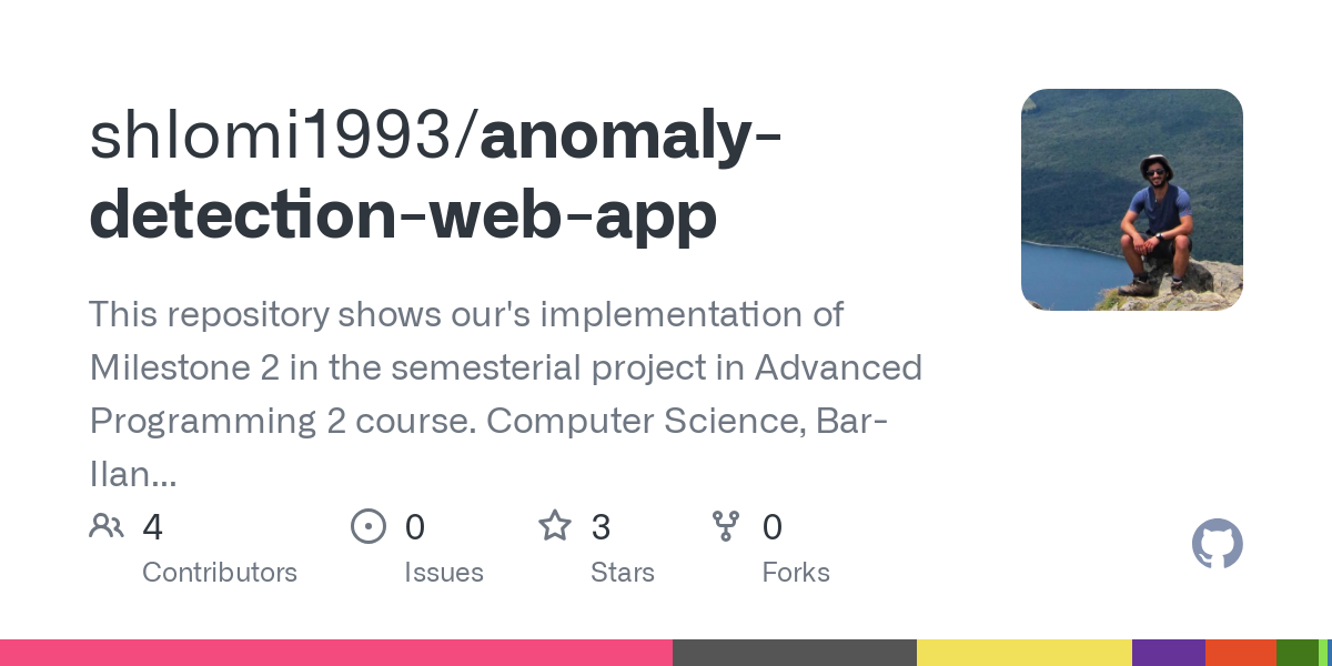 anomaly detection web app