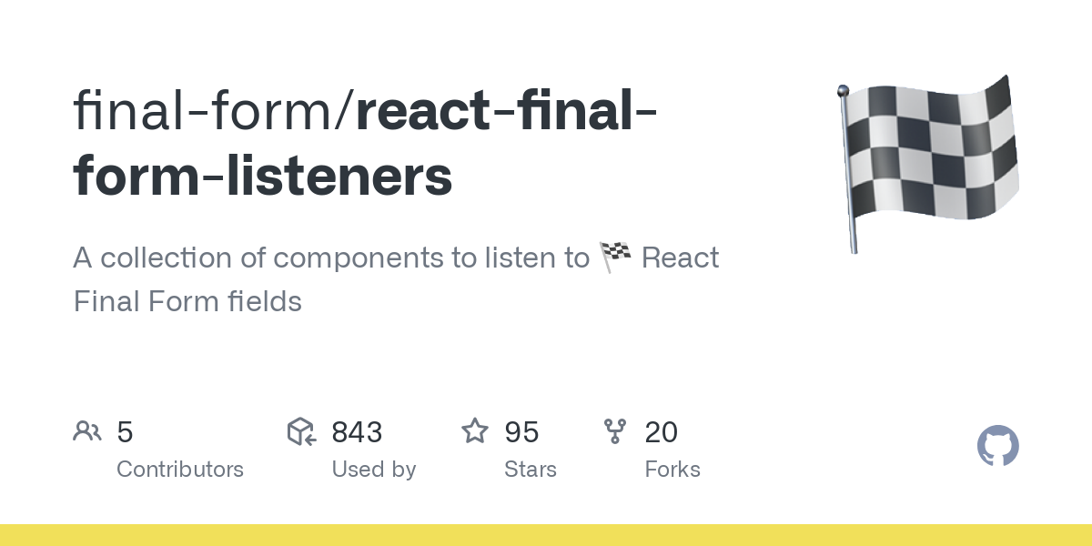 react final form listeners