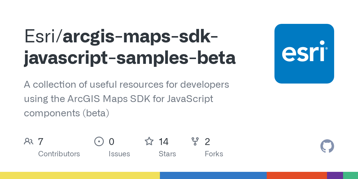 arcgis maps sdk javascript samples beta