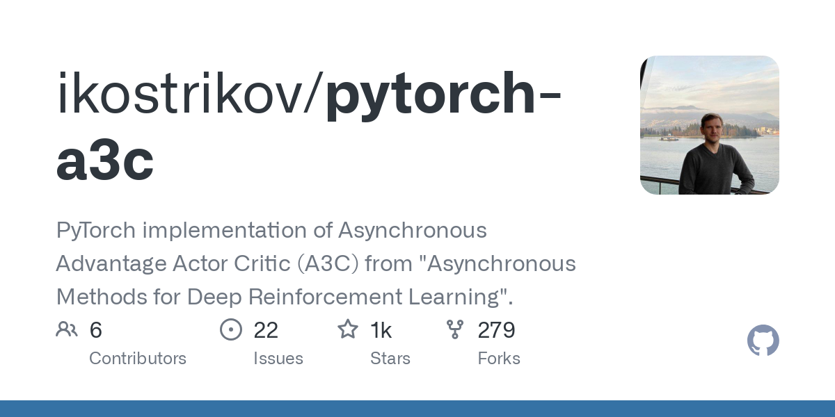 pytorch a3c