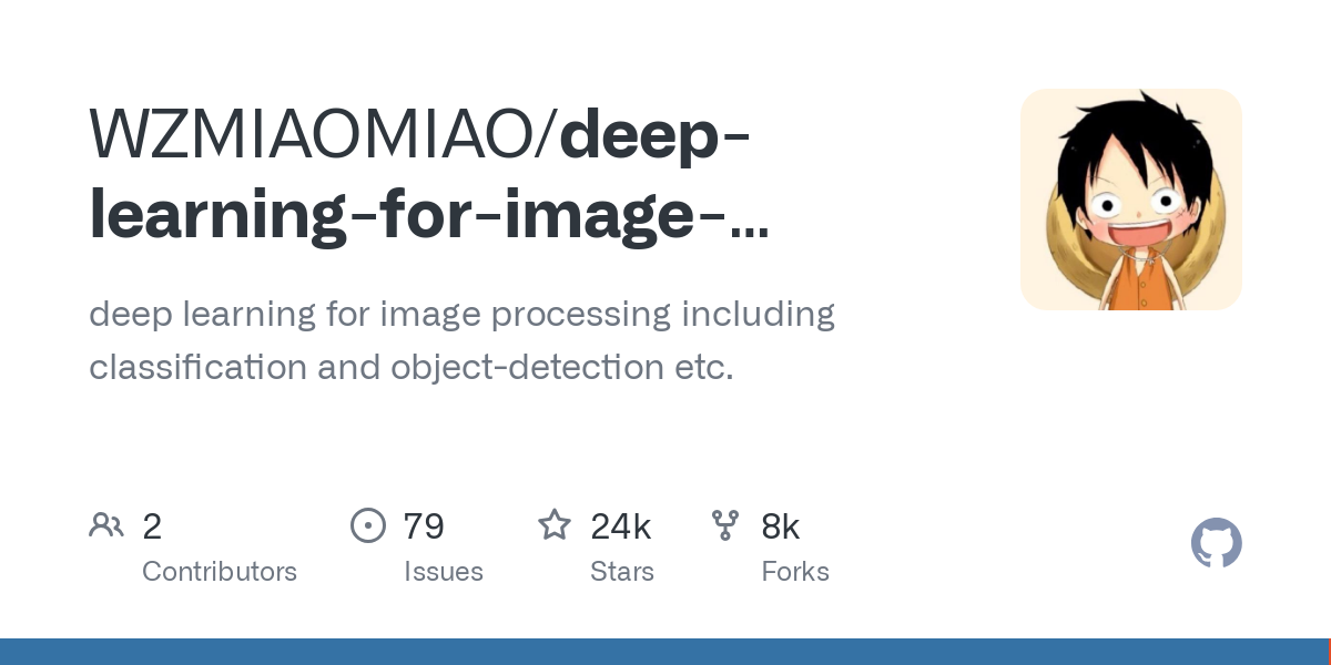 deep learning for image processing