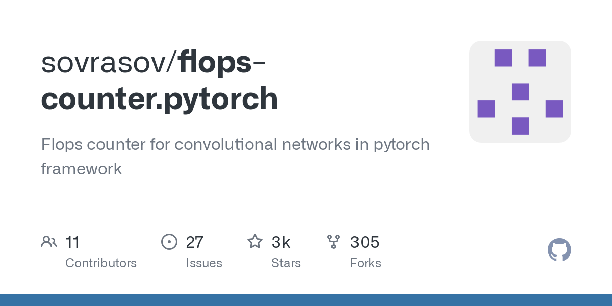 flops counter.pytorch