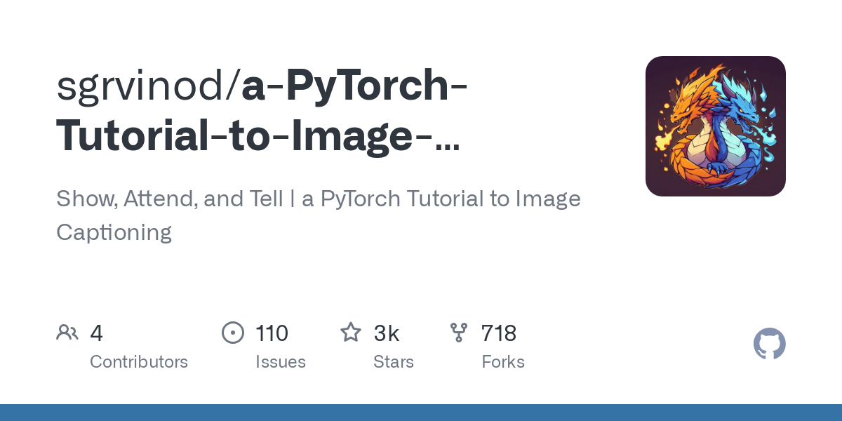 a PyTorch Tutorial to Image Captioning
