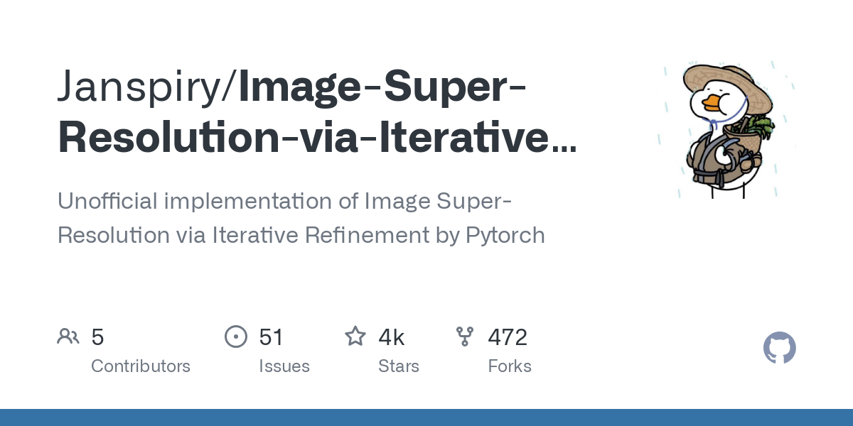 Image Super Resolution via Iterative Refinement