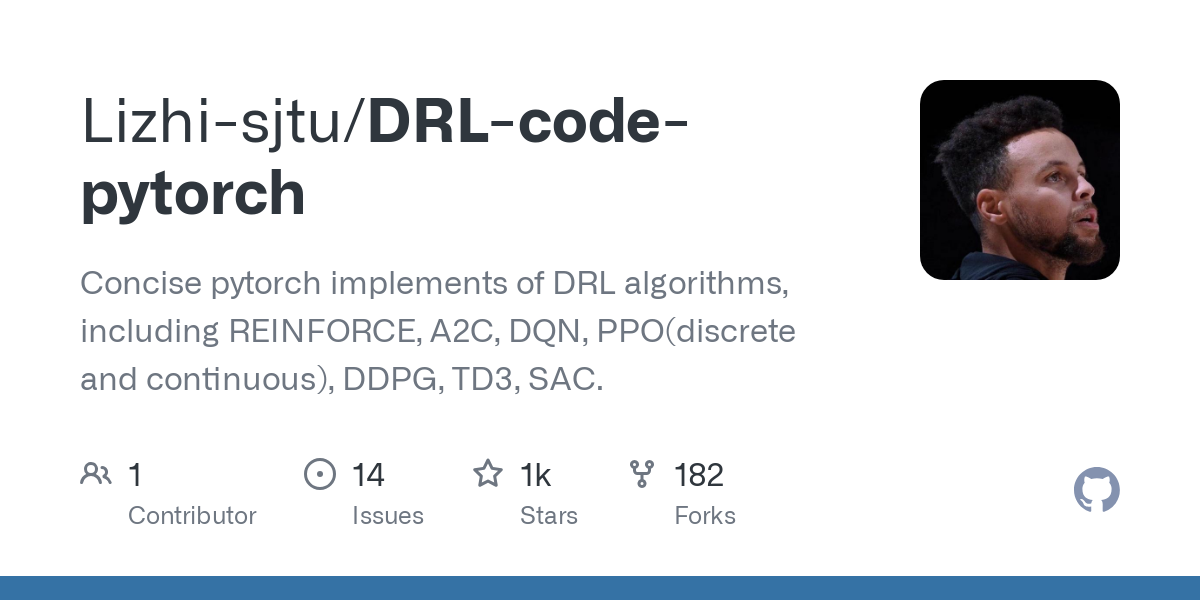 DRL code pytorch