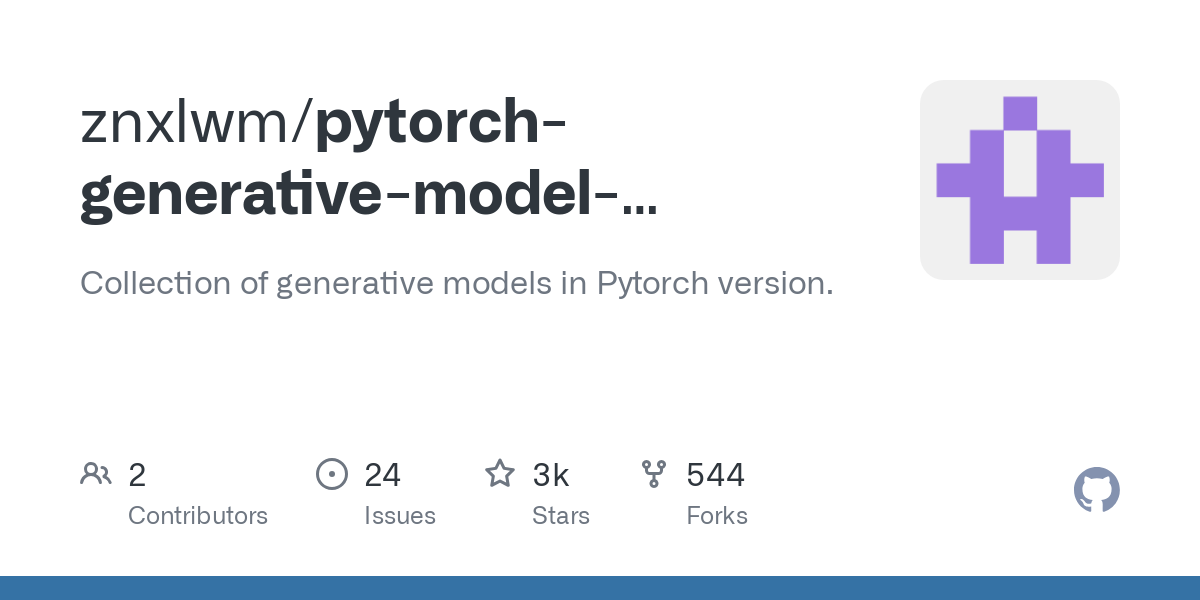 pytorch generative model collections