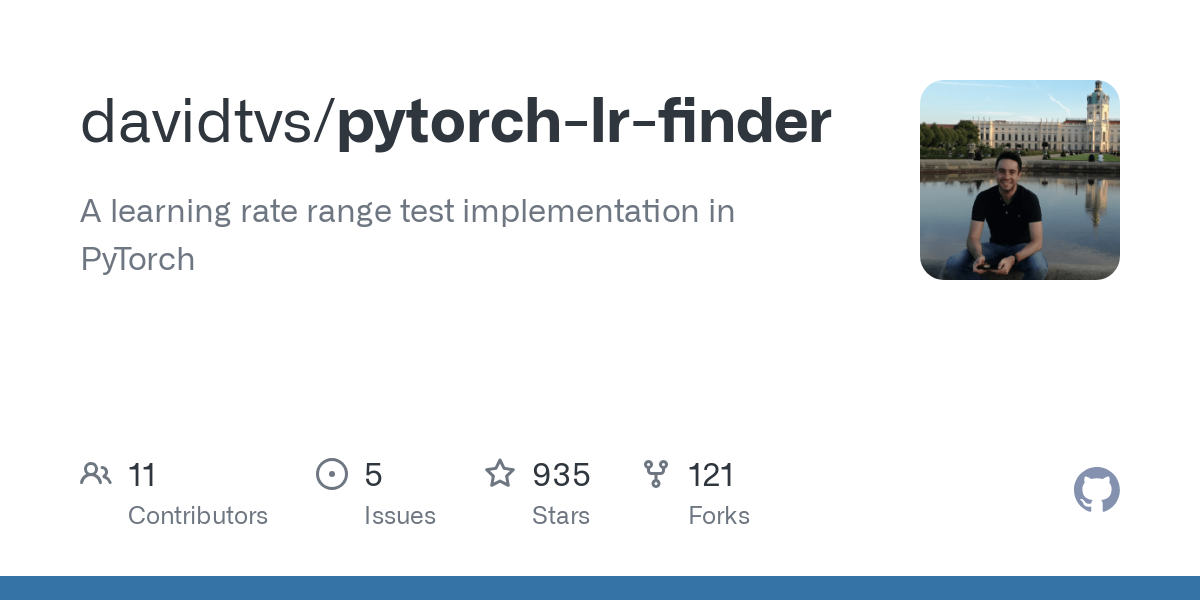 pytorch lr finder