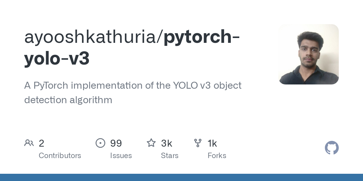 pytorch yolo v3