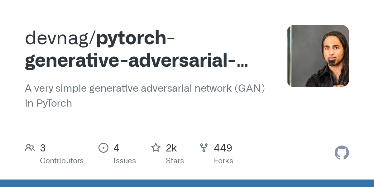 pytorch generative adversarial networks