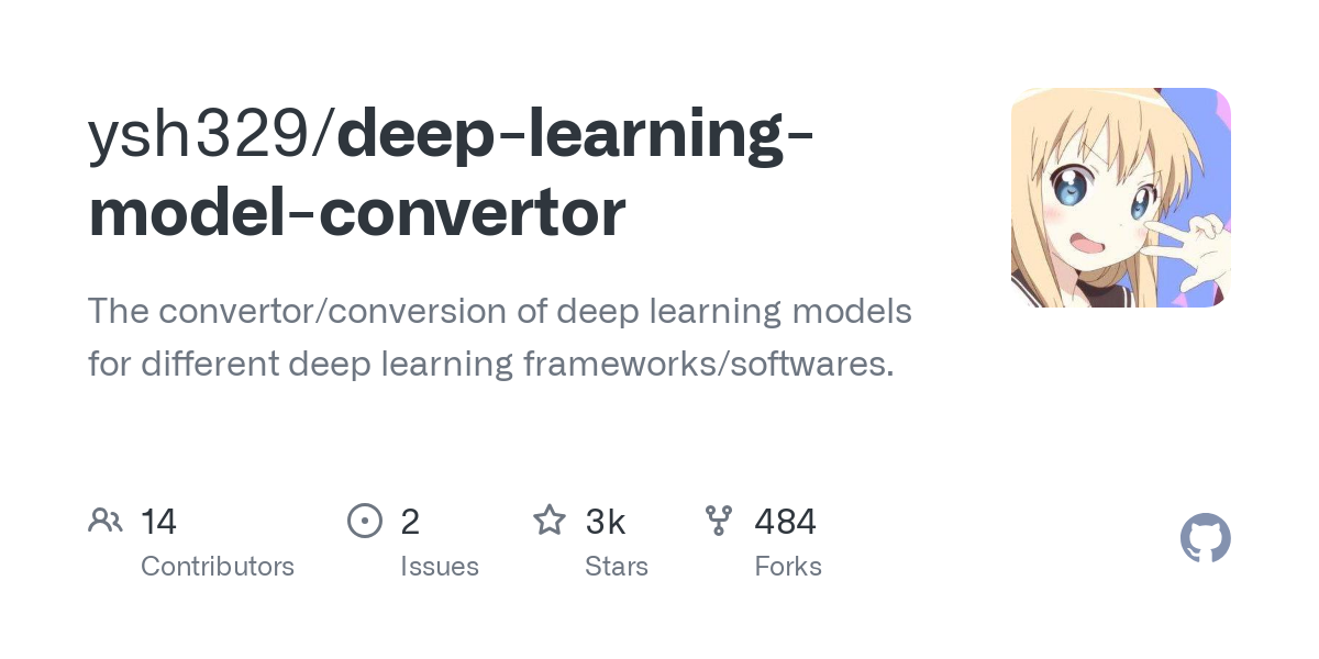 deep learning model convertor
