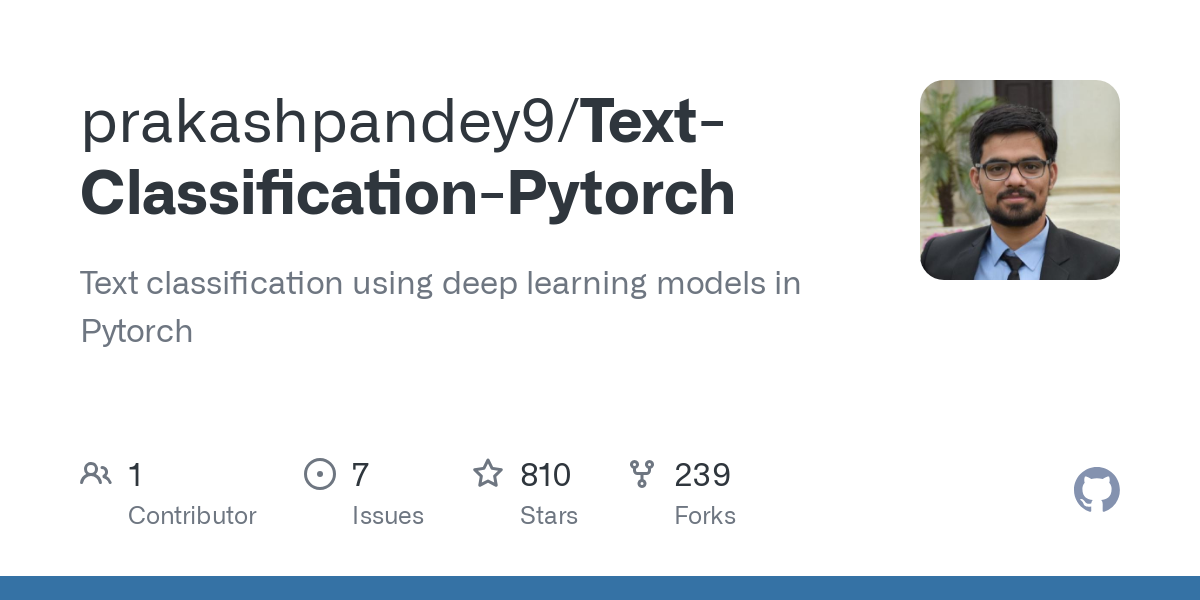 Text Classification Pytorch