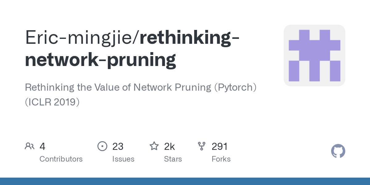 rethinking network pruning