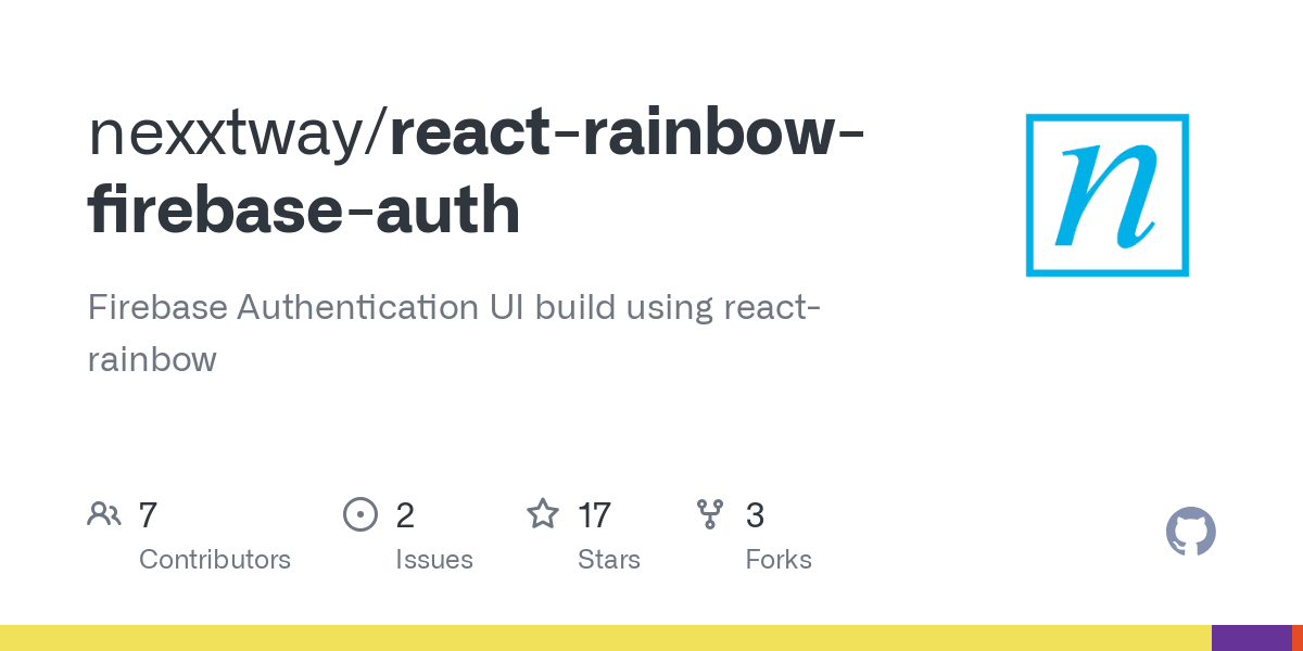 react rainbow firebase auth