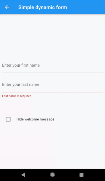 Ein animiertes GIF, das Beispielausgabe zeigt