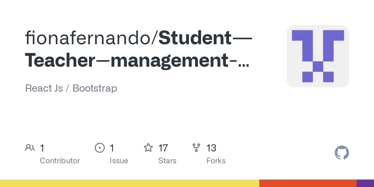 Student   Teacher  management System
