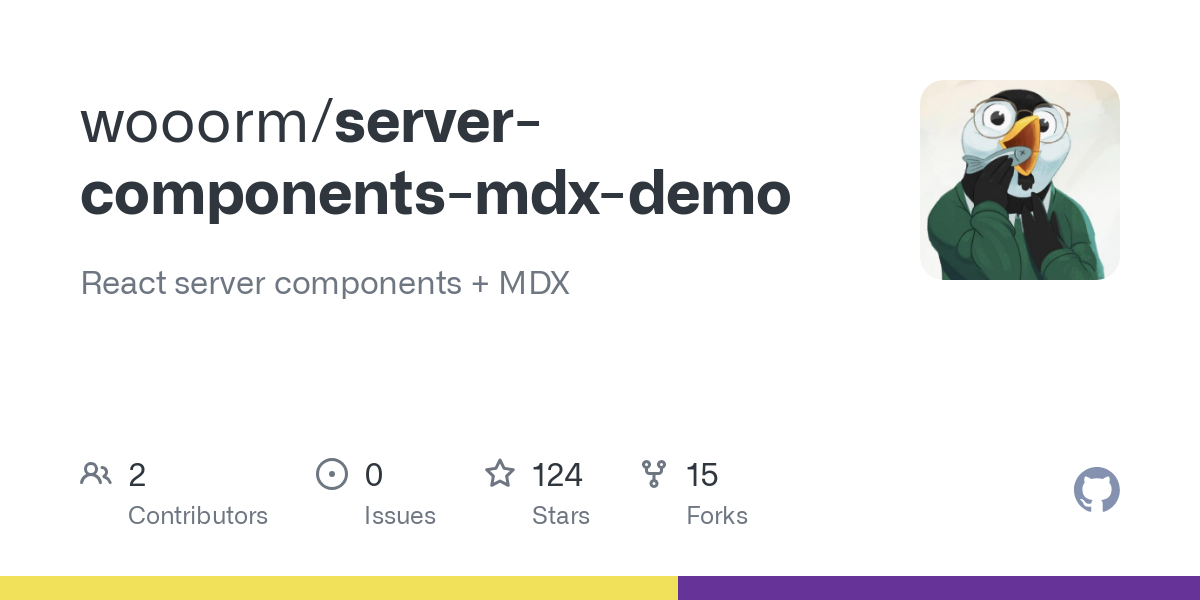 server components mdx demo