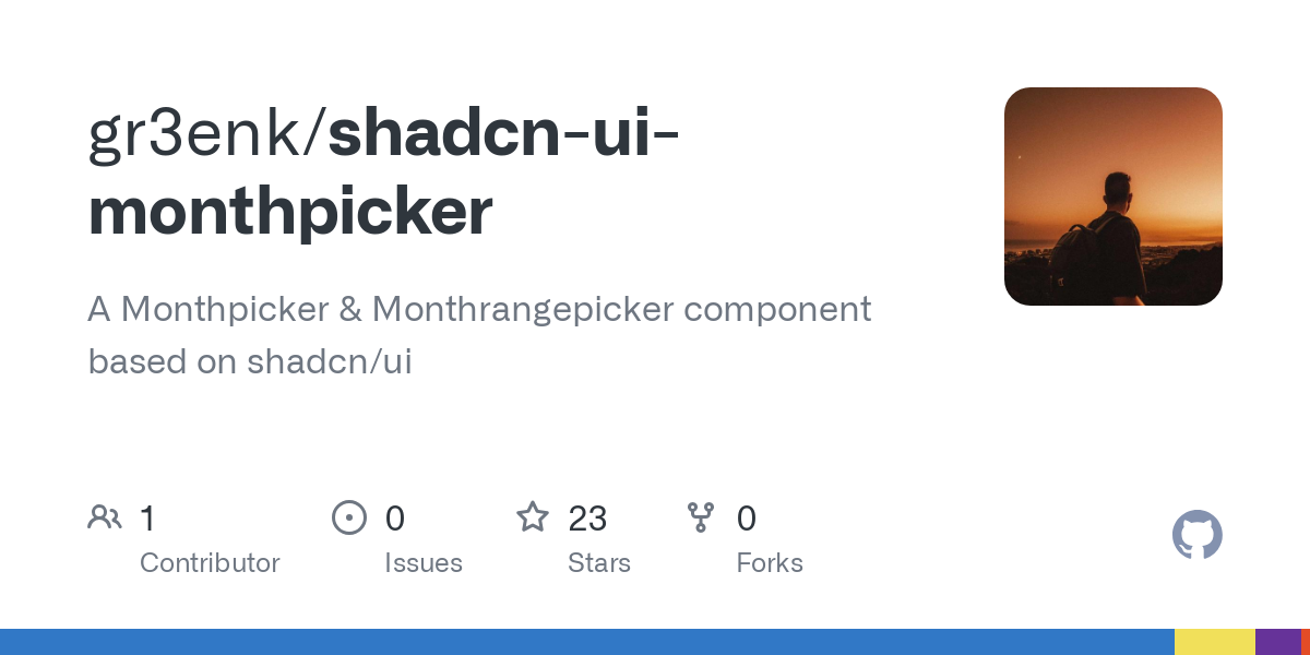 shadcn ui monthpicker