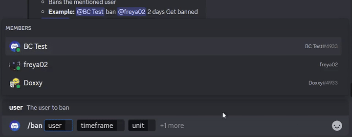Beispiel für Schrägstrichen