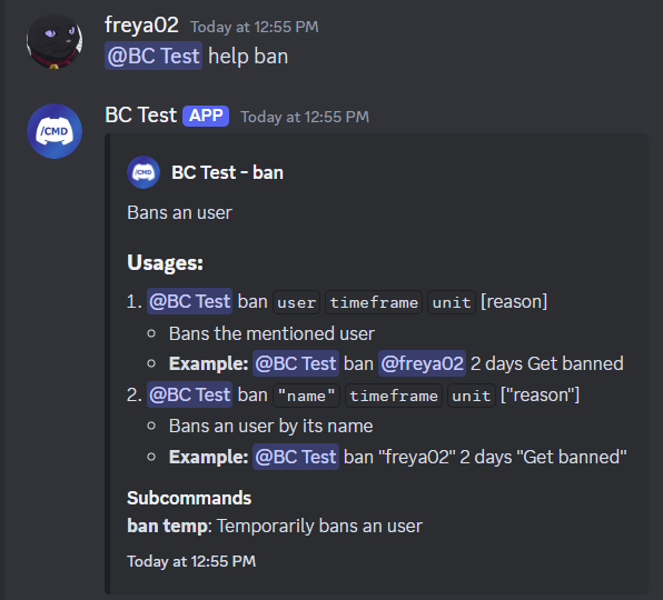 Helfen Sie Inhaltsbeispiel