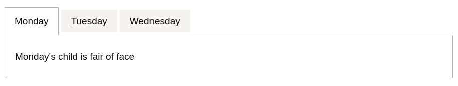 Registerkarten Vorschau