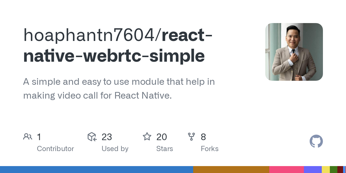 react native webrtc simple