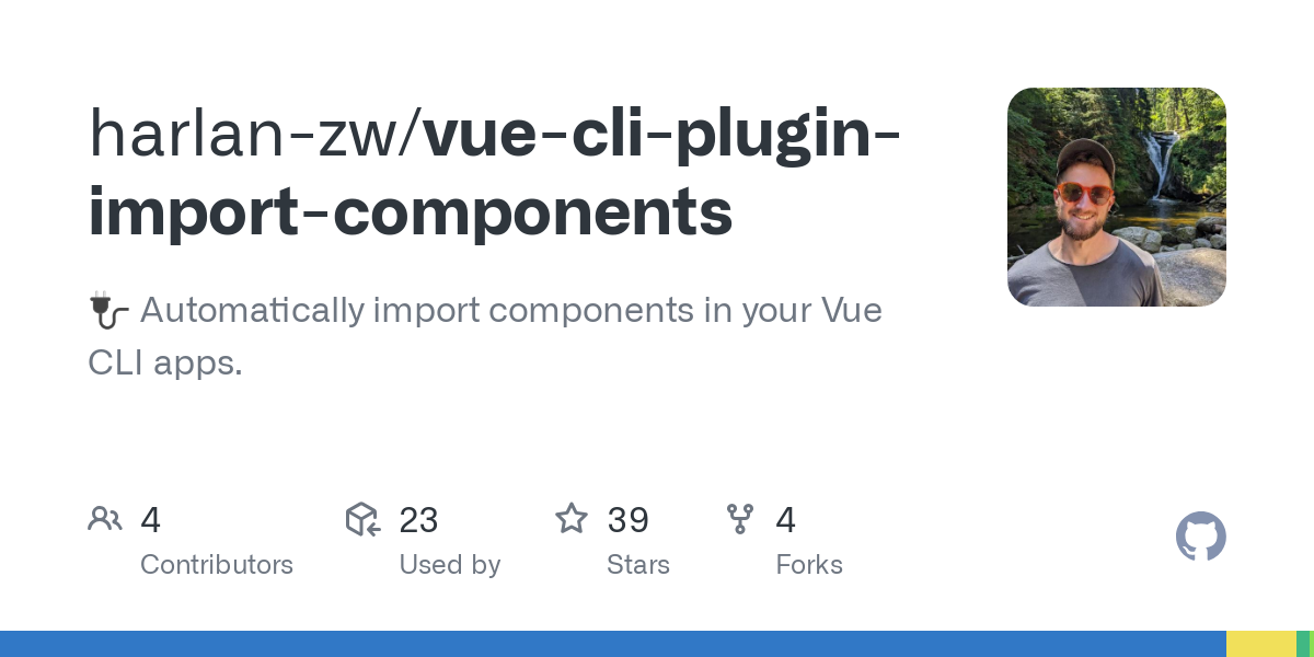 vue cli plugin import components