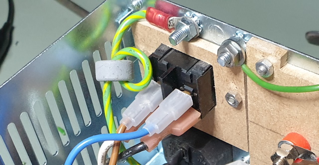 Entrada principal e interruptor