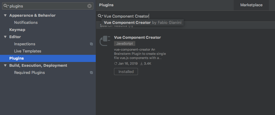 Plugin -Installation