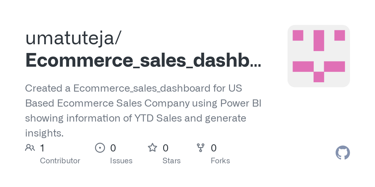 Ecommerce_sales_dashboard_Power_BI