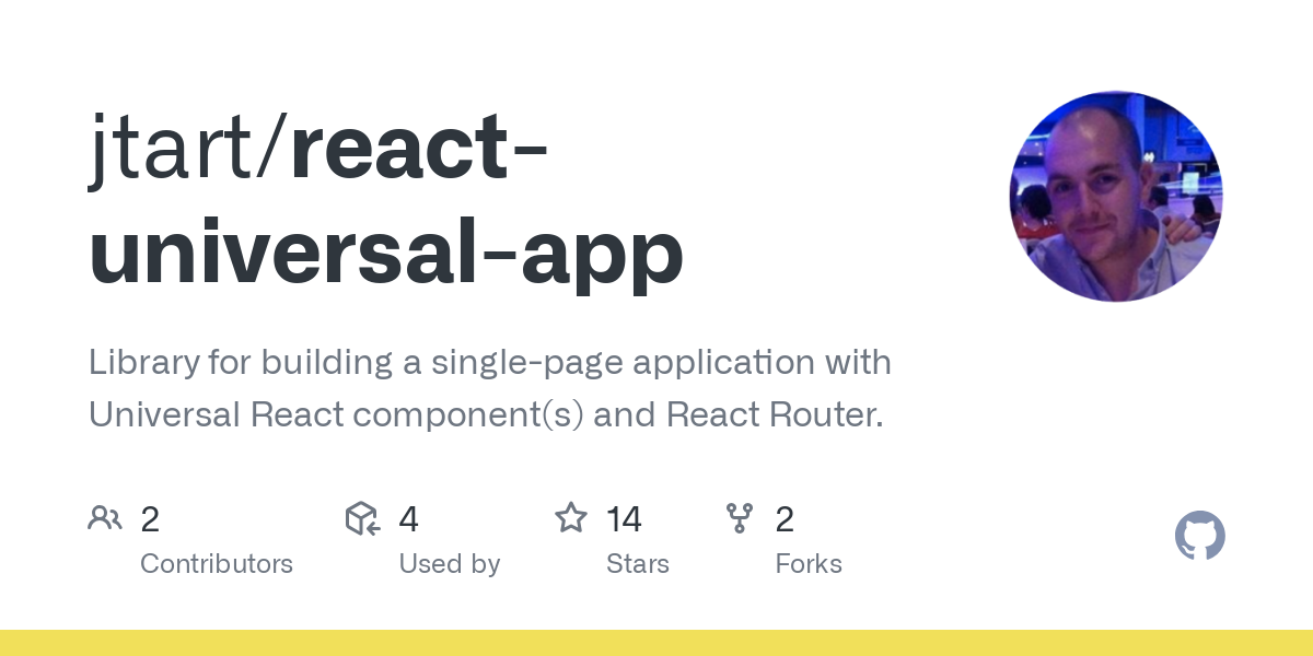 react universal app