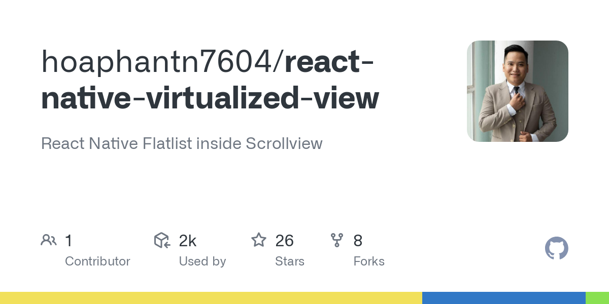react native virtualized view