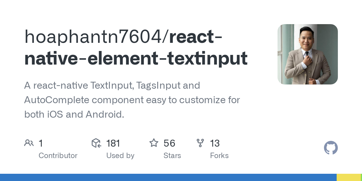 react native element textinput