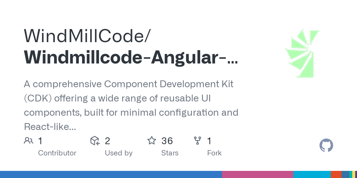 Windmillcode Angular CDK