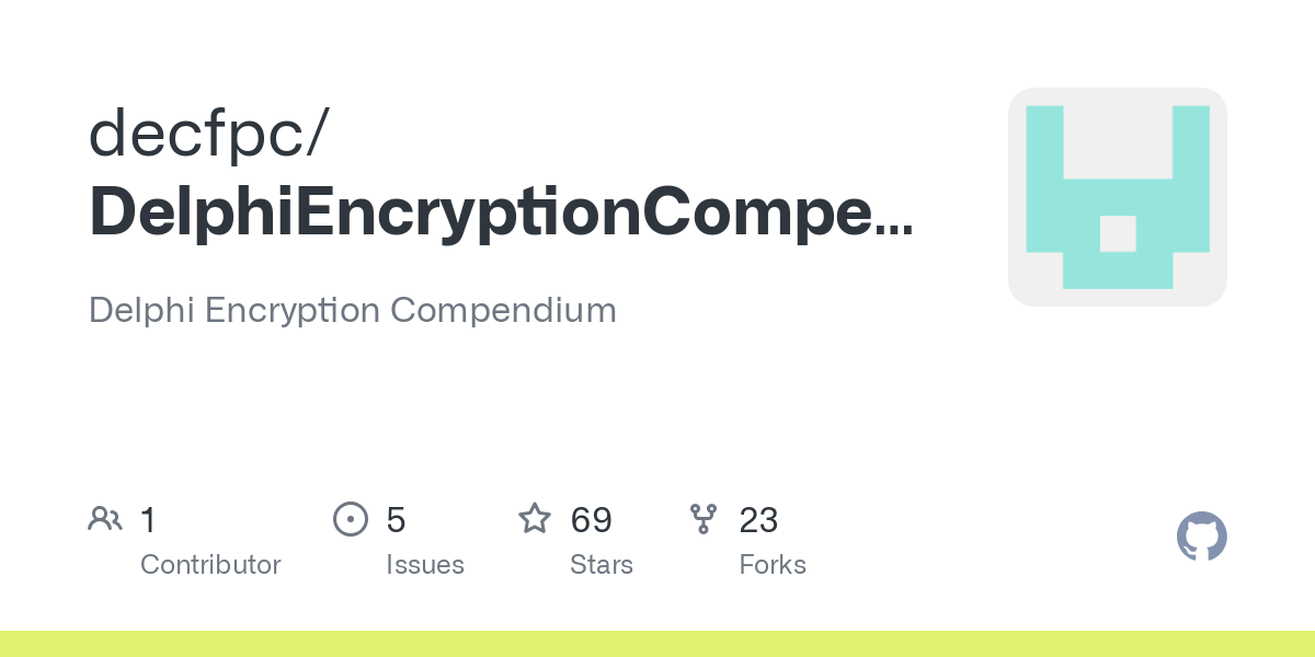 DelphiEncryptionCompendium