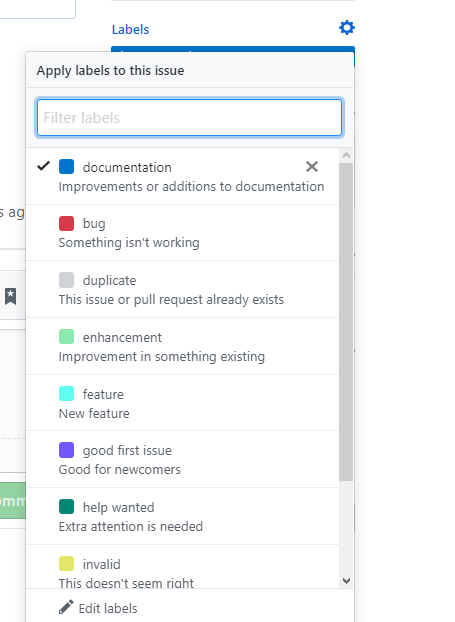 Problema de la etiqueta