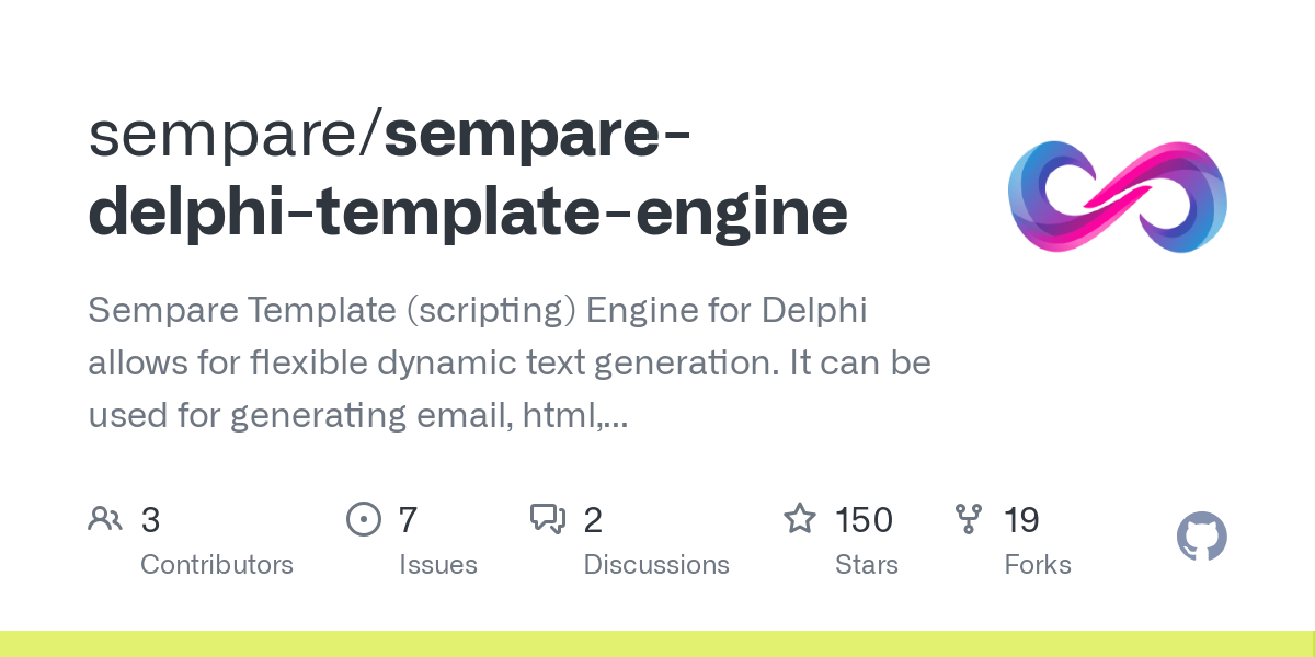 sempare delphi template engine