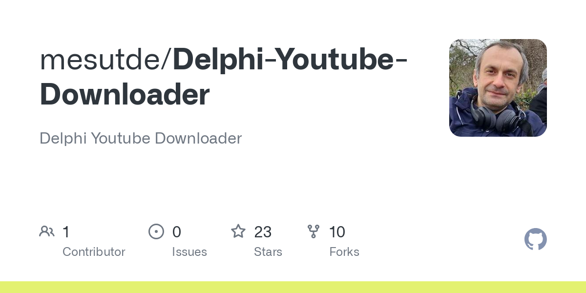 Delphi Youtube Downloader