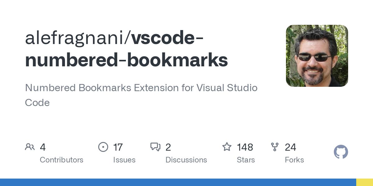 vscode numbered bookmarks