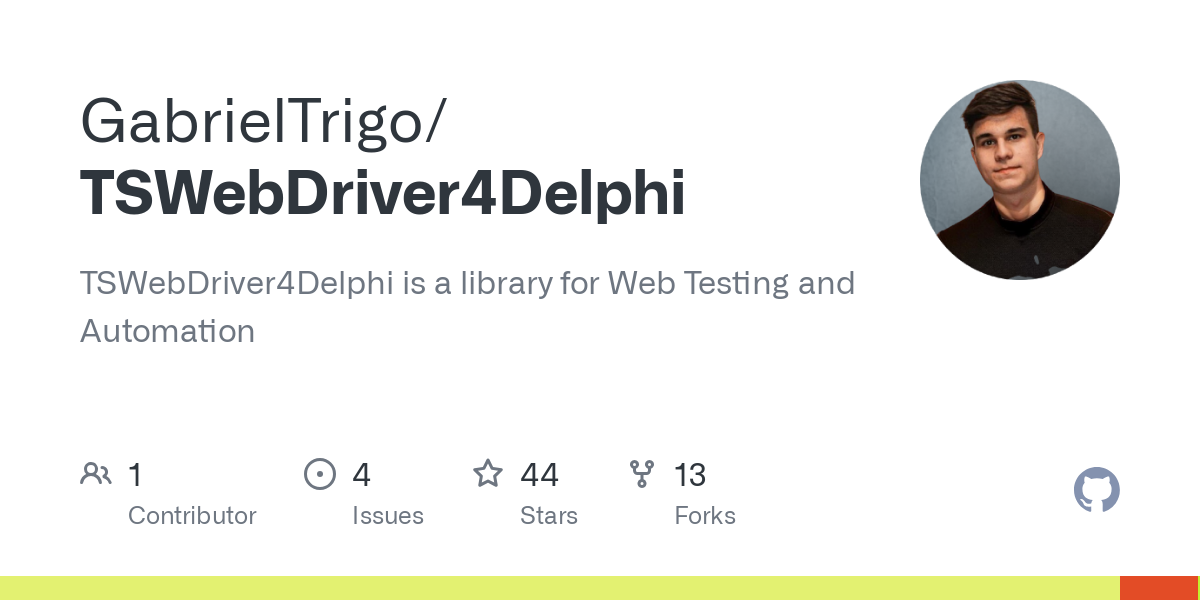 TSWebDriver4Delphi