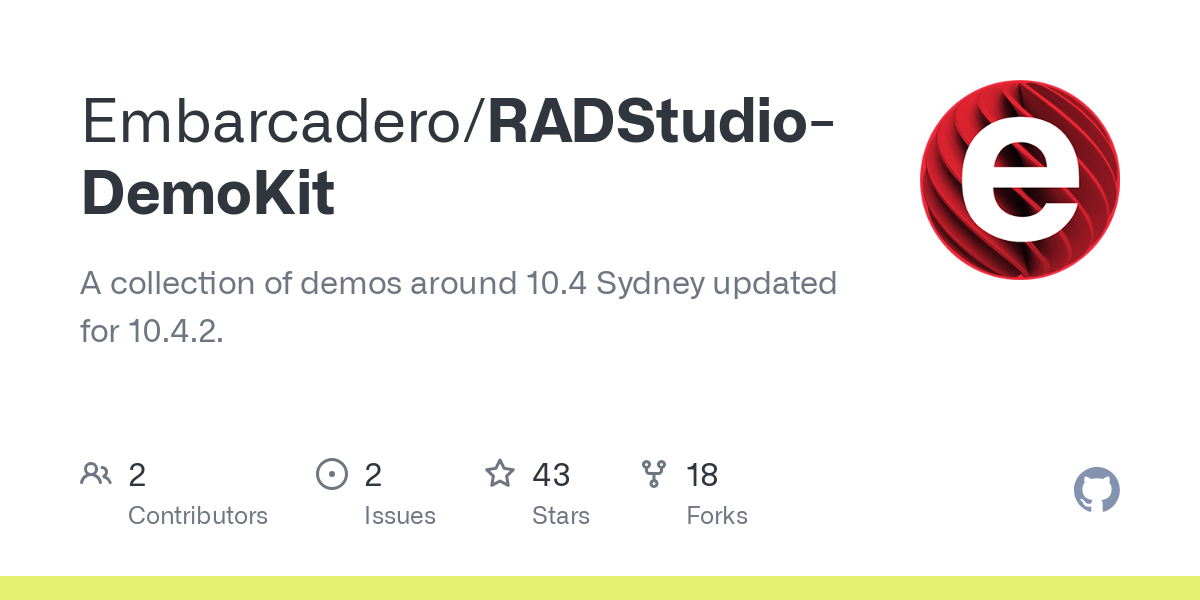 RADStudio DemoKit