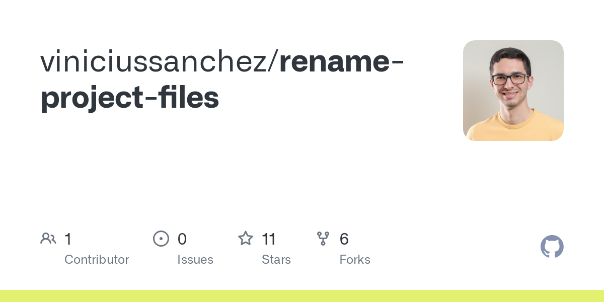 rename project files