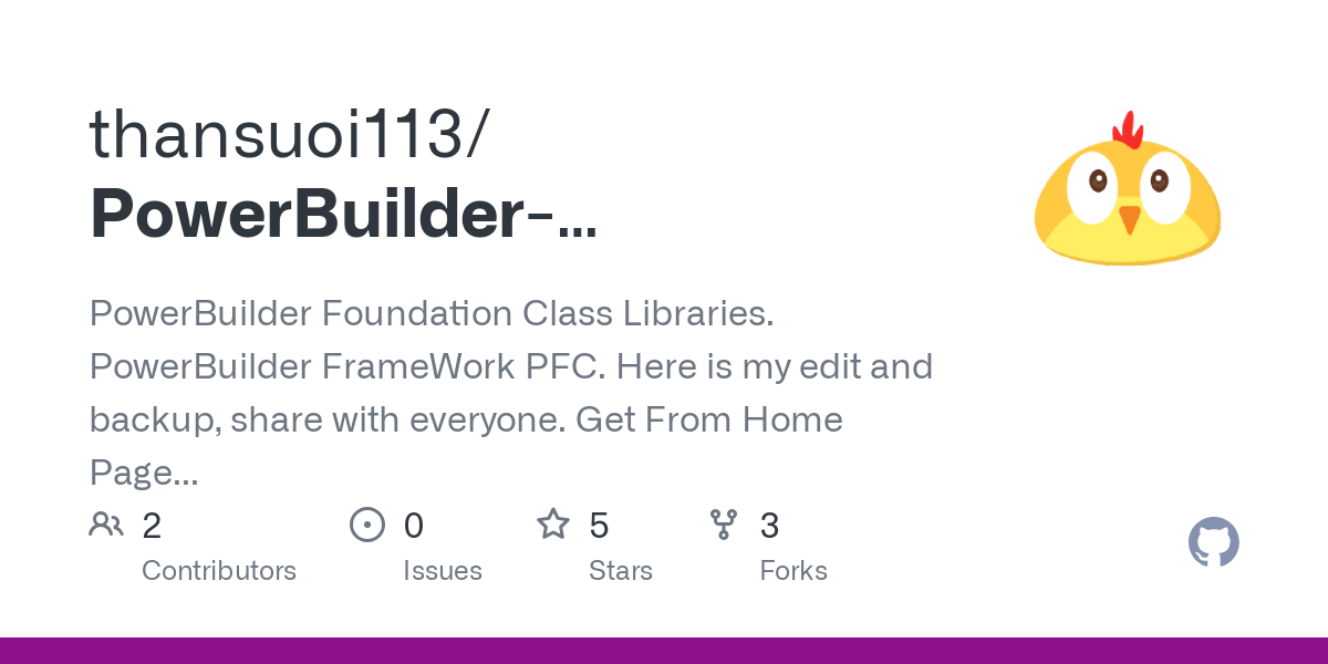PowerBuilder Foundation Class Libraries PFC