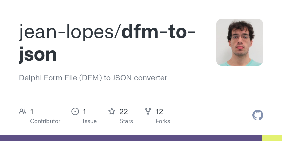 dfm to json