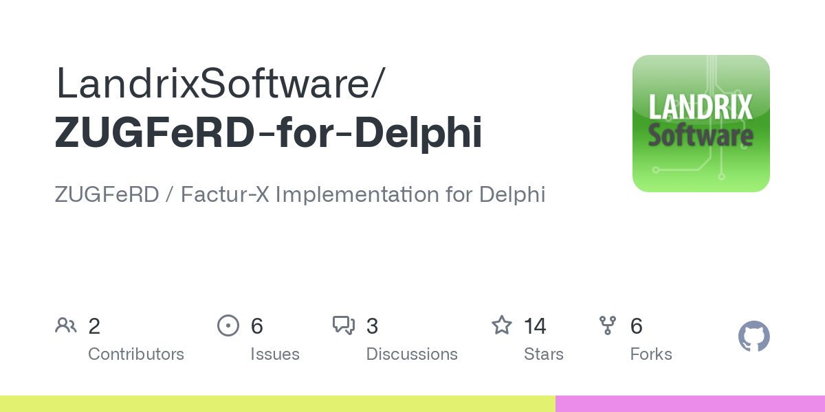 ZUGFeRD for Delphi